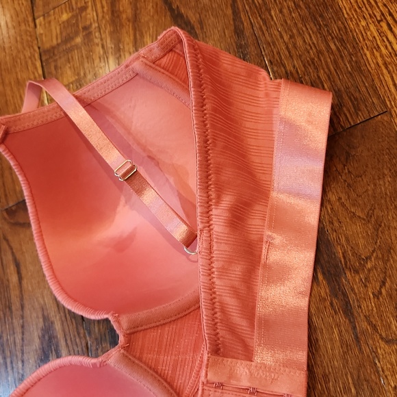 Orange Ribbed Bra - Picture 7 of 9